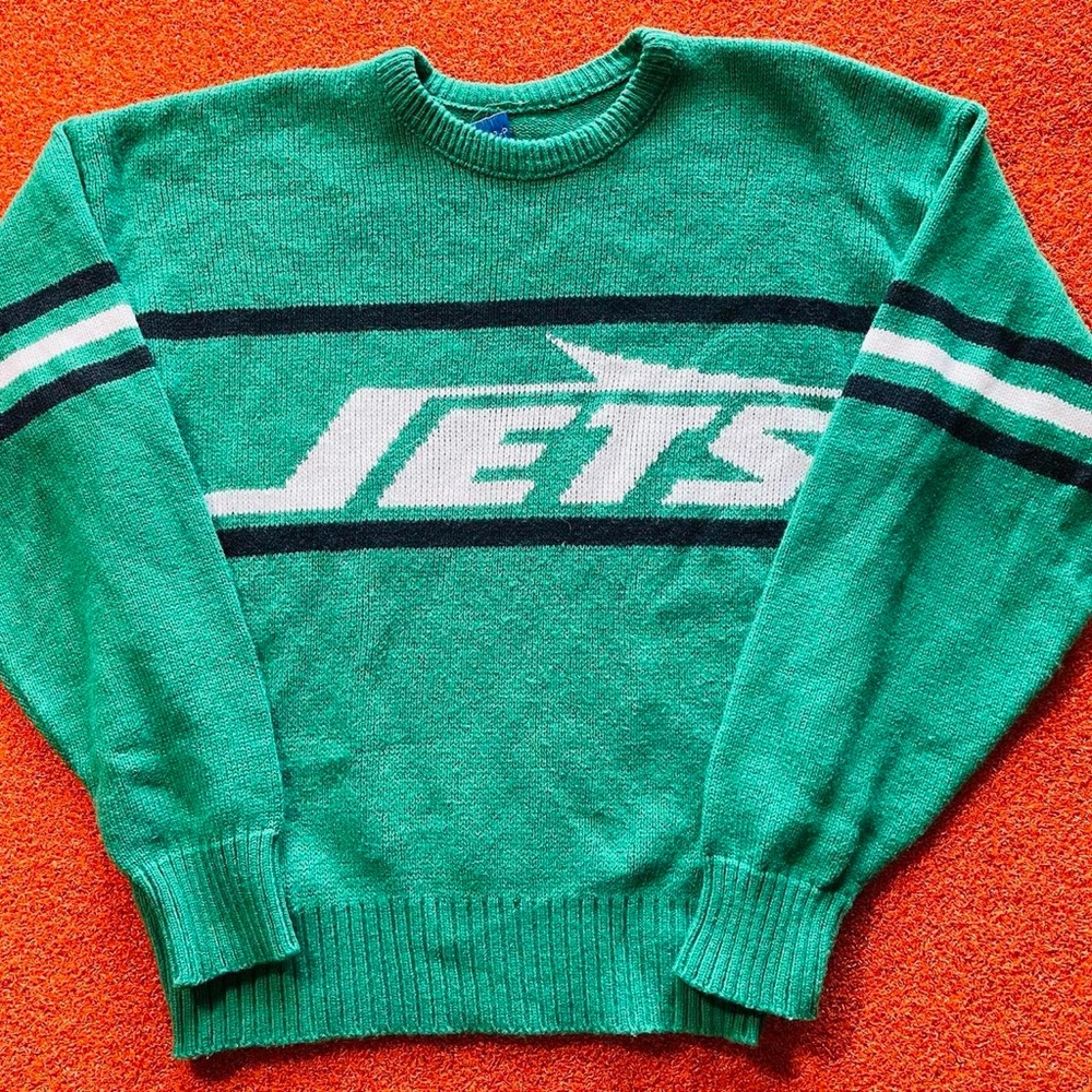 NFL Green Jets Crewneck Sweater